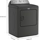 Maytag® 7 CF Volcano Black Electric Dryer - Pet Pro -3