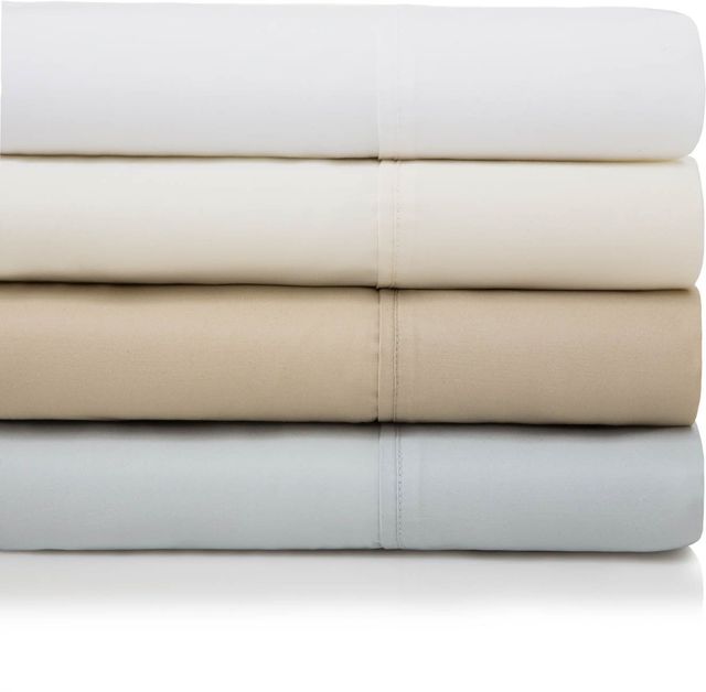 Malouf® Woven 600 TC Cotton Blend Ivory Twin XL Bed Sheet Set-2