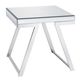 Steve Silver Co. Alfresco 3-Piece Mirrored Top Living Room Table Set with Chrome Base-3