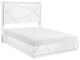 Homelegance® Orlo High Gloss White Eastern King Panel Bed-0