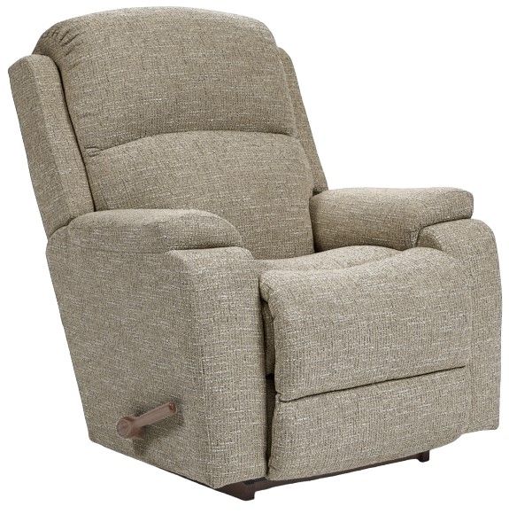 La-Z-Boy® Dorian Peppercorn Manual Rocking Recliner-0