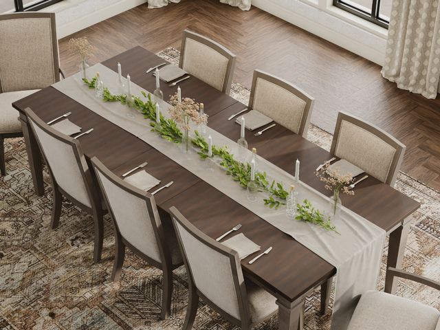 Clark Dining Set, 2 Arm Chairs Free!-2