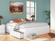Signature Design by Ashley® Onita White King Platform Bed with 2-Side Storage-3