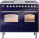 Ilve® Nostalgie II Series 40" Midnight Blue Pro Style Dual Fuel Range-0