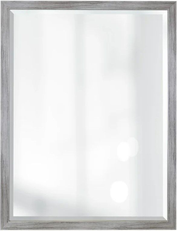 Stylecraft Gray Beveled Framed Wall Mirror-0