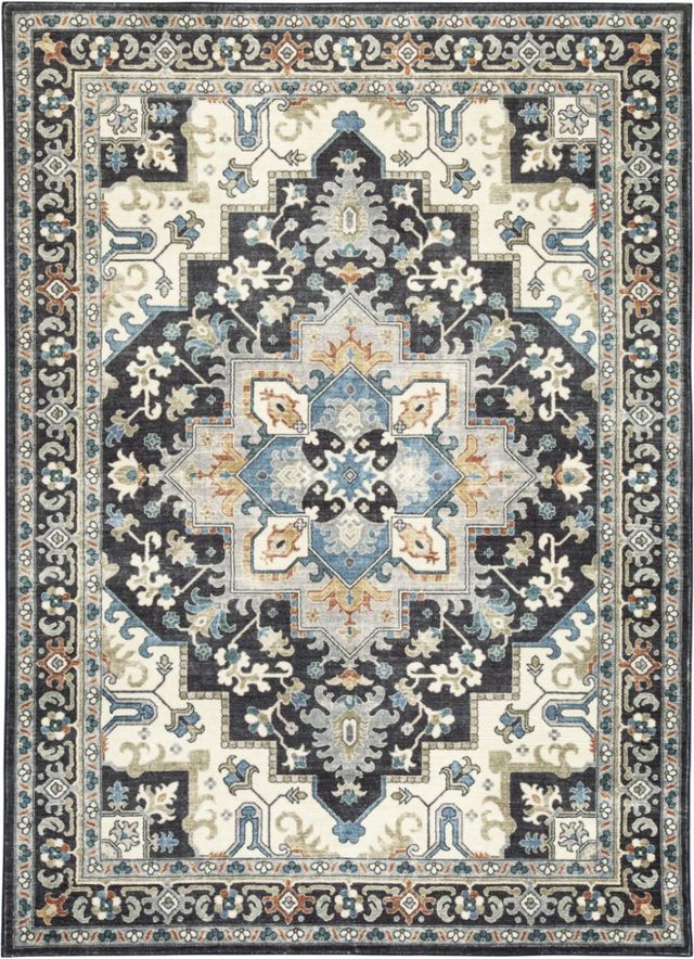 Signature Design by Ashley® Leningston Black/Blue/Cream 8'x10' Area Rug-0