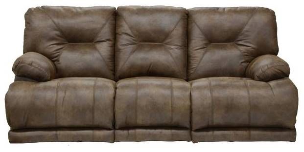 Catnapper® Voyager Power Lay Flat Reclining Sofa with Triple Recliner and Drop Down Table-0