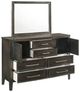 New Classic® Home Furnishings Andover Nutmeg Dresser and Mirror-2