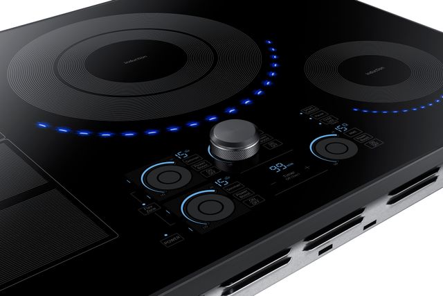 Samsung 30" Fingerprint Resistant Black Stainless Steel Induction Cooktop-3