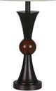 Lamps Per Se Dark Brown Table Lamp with Walnut Accent-2
