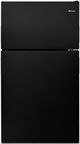 Amana® 30" 18.2 Cu. Ft. Black Top Freezer Refrigerator-0