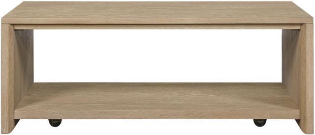 Bernards Citrine Beige Cocktail Table-1