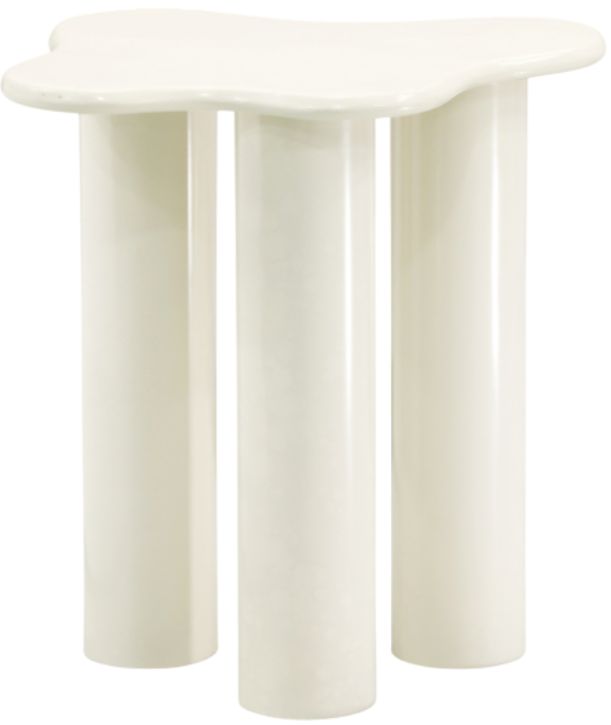 Meridian Furniture Romaine Cream End Table-0