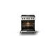 Viking® 5 Series 30" Pure White Pro Style Dual Fuel (NG) Range with Polished Chrome Trim-1