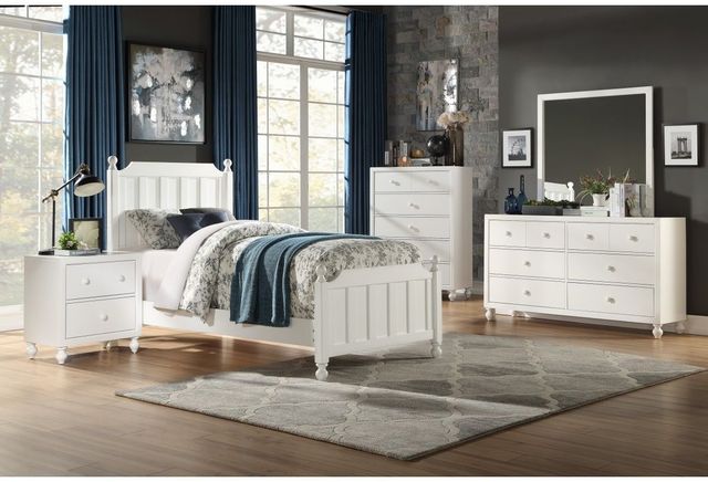 Mazin Furniture Wellsummer White Dresser Mirror-2