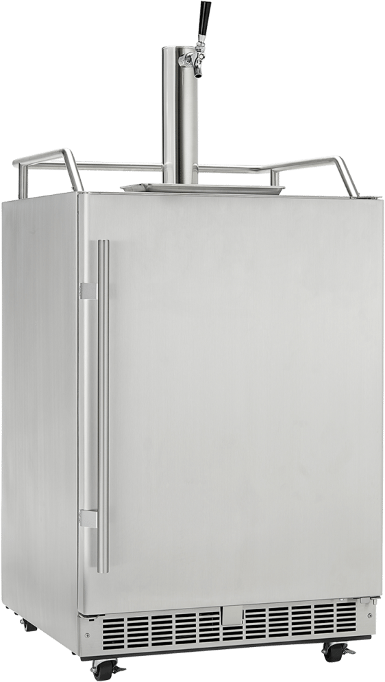 Silhouette® 6.51 Cu. Ft. Stainless Steel Outdoor Built In Keg Cooler-2
