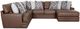 Franklin™ Asheville 4-Piece Duvall Vintage Brown Sectional-2