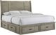 Elements International Sullivan 3-Piece Drift Gray King Bedroom Set-1