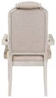 ACME Furniture Wynsor 2-Piece Antique White Arm Chair Set-3