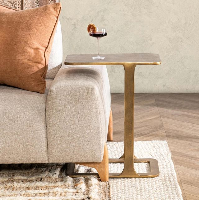 Classic Home Geanna Brass Accent Table-1
