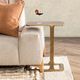 Classic Home Geanna Brass Accent Table-1