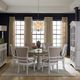 Liberty Furniture Magnolia Manor 7-Piece Antique White/Ivory/Weathered Bark Round Pedestal Dining Set-1