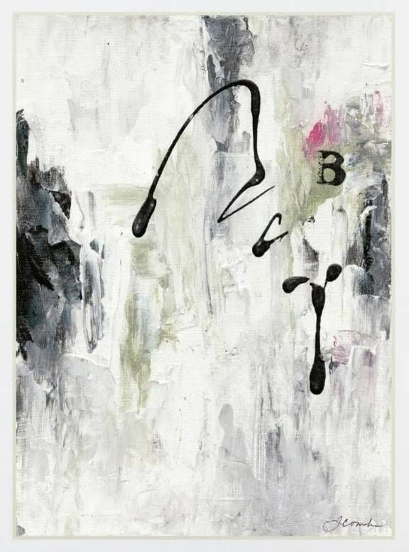Classy Art Magic Energy II by Joyce Combs Mirrored Frame Wall Art-1