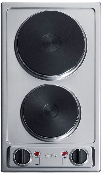 Summit 12" Stainless Steel Electric Cooktop 