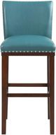 Steve Silver Co. Tiffany Espresso/Peacock Upholstered Bar Stool-TF650BCPC-1