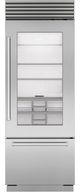 Sub-Zero® Classic Series 30" 17 Cu. Ft. Stainless Steel Built-In Bottom Freezer Refrigerator-0
