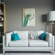 YHD Peacock Poise I Wall Art-1