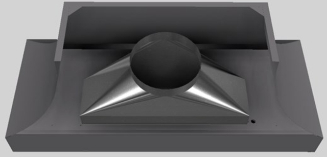 Vent-A-Hood® Designer Series 60" Gunsmoke Wall Mounted Range Hood-1