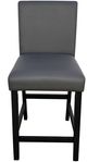 American Wholesale Furniture Shannon 5-Piece Black/Gray Counter Height Dining Set-2