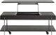 Magnussen Home® Spencer Aged Nickel/Dark Briarsmoke Lift Top Storage Cocktail Table with Casters-3