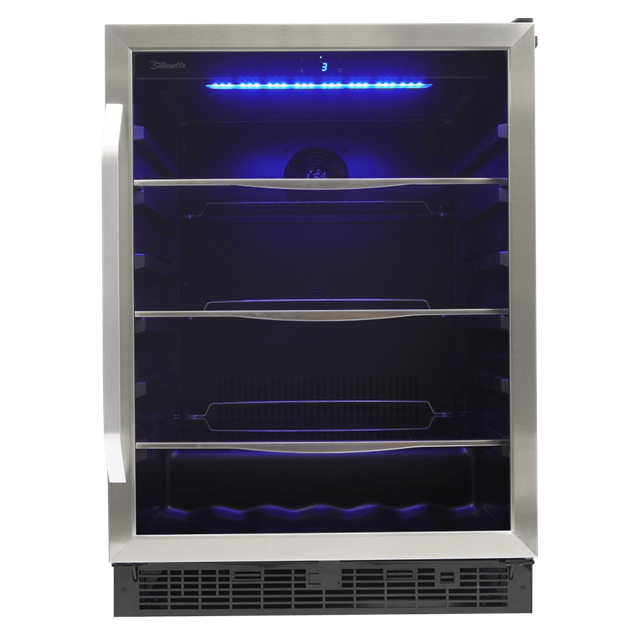 Clearance Silhouette® Professional™ Riccotta 24" Stainless Steel Beverage Center-2