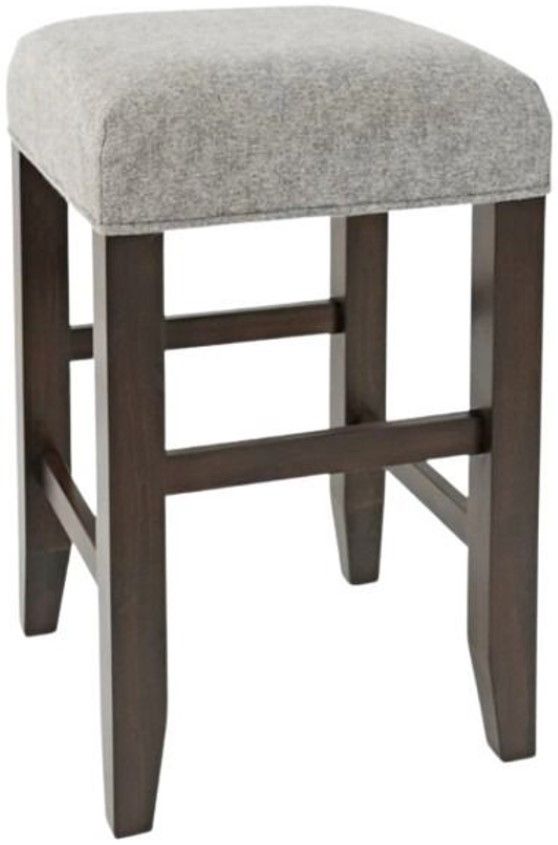 Jofran Inc. Urban Icon 4-Piece Gray/Merlot Sofa Table with Stool Set-3