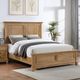 New Classic® Home Furnishings Sunstone Honey Queen Panel Bed-1