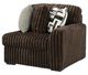 Signature Design by Ashley® Midnight-Madness 3-Piece Chocolate Sectional Sofa-4