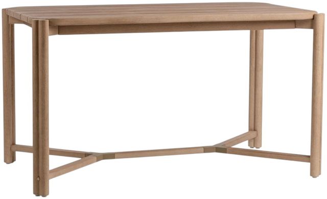 Classic Home Oliver Butterscotch Wooden Outdoor Counter Table-0