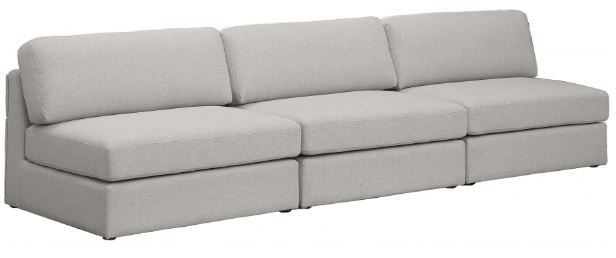 Meridian Furniture Beckham Beige Modular 114" Sofa-0
