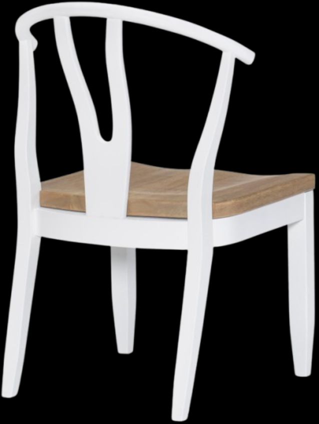 Legacy Classic Franklin Natural White Wishbone Back Side Chair-1