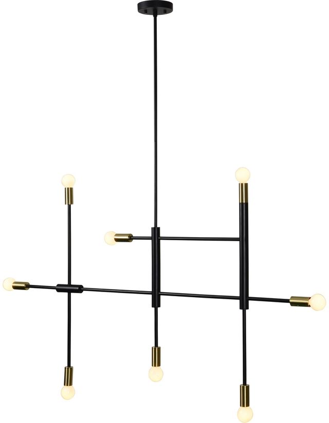 Renwil® Reegler Black Powder Pendant Light-1