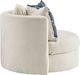 Ashley® Padova Ivory Swivel Accent Chair-2