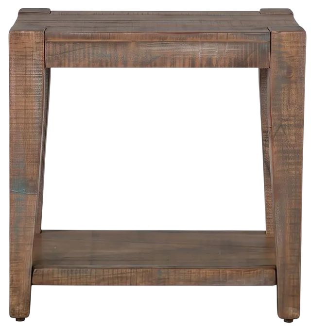 Sunny Designs™ Durango Weathered Brown Chair Side Table-2