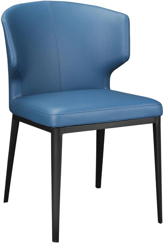 Moe's Home Collection Delaney 2-Piece Sky Blue Dining Side Chair Set-0