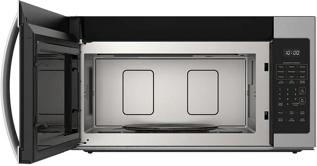 Kenmore® 1.7 Cu. Ft. Black and Stainless Steel Over the Range Microwave-2