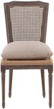 Furniture Classics Morton Driftwood/Golden Burlap Side Chair-1