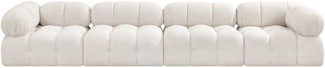 Meridian Furniture Ames 4-Piece Cream 136" Sofa-1