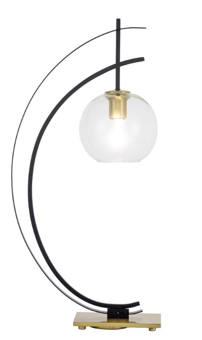 YHD Black Dome Hanging One Light Table Lamp-2