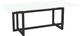 Amisco Customizable Ezra 84" Rectangular Dining Table with 0.5" White Glass Top-0